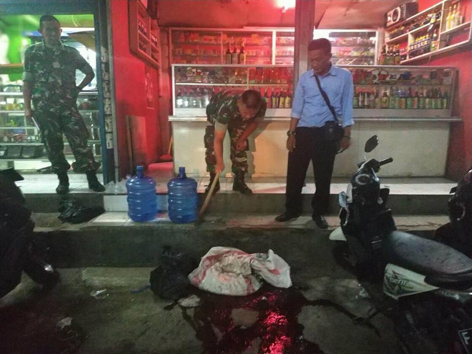 Aparat Kodim 0608/Cianjur menggelar razia minuman keras (miras) .