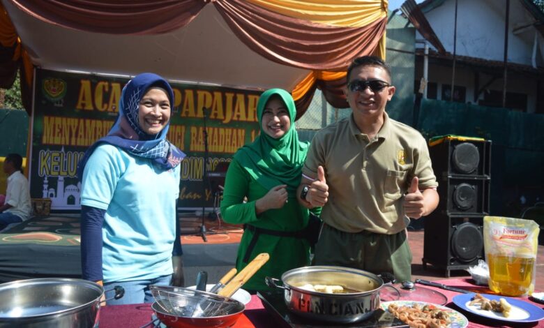 Keluarga Besar Kodim 0608/Cianjur menggelar acara 'Papajar' di Lapangan Tenis Satria Kancana, Jumat (03/05/2019).