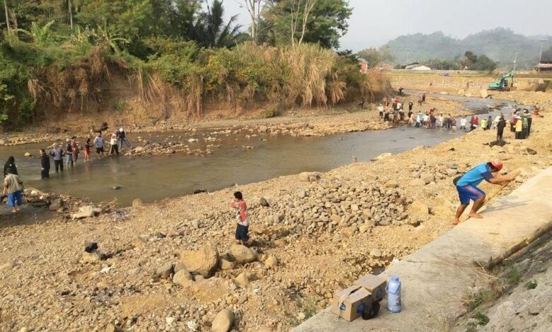 Irigasi Cianjur Jebol, 1.007 Hektar Sawah Terancam Kekeringan