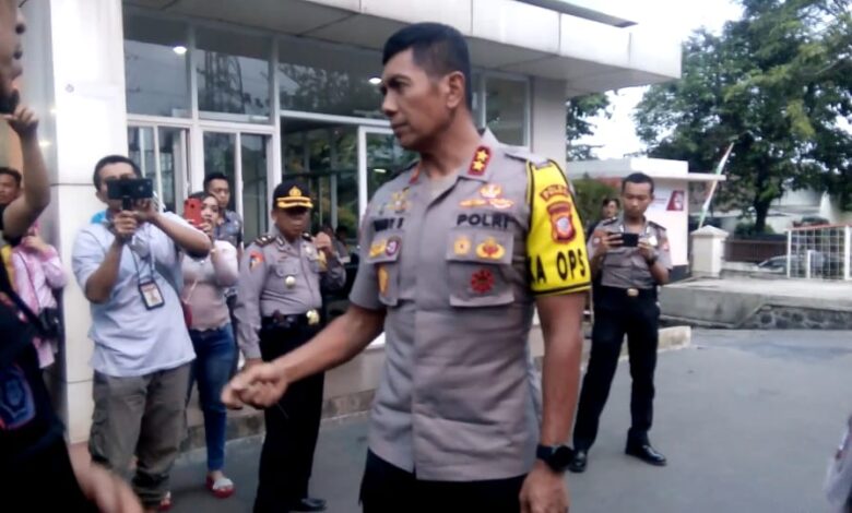 Kapolda Jawa Barat, Irjen Rudy Sufahriadi, mengunjungi IGD RSUD Cianjur