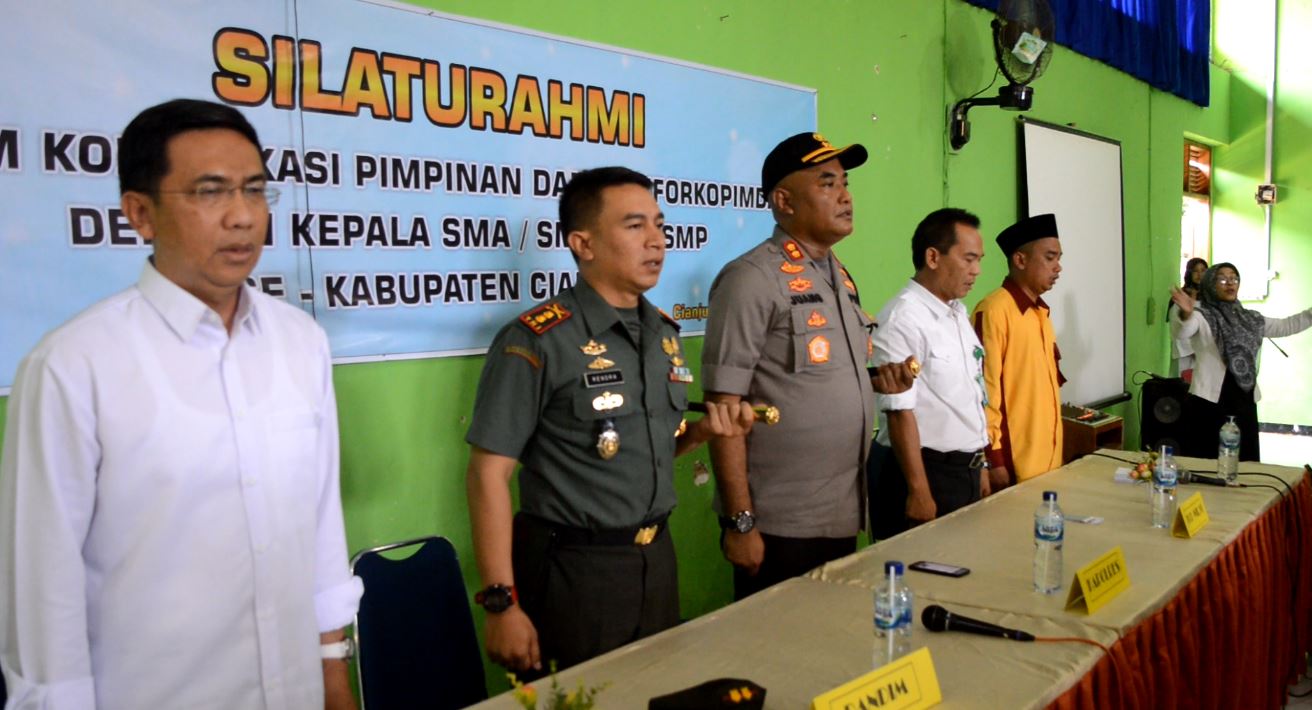 Cegah Pelajar Ikut Unjuk Rasa, Forkopimda Cianjur Gelar Silaturahmi