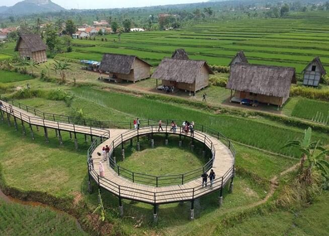 Kampung Budaya Pandanwangi Cianjur. Foto: internet