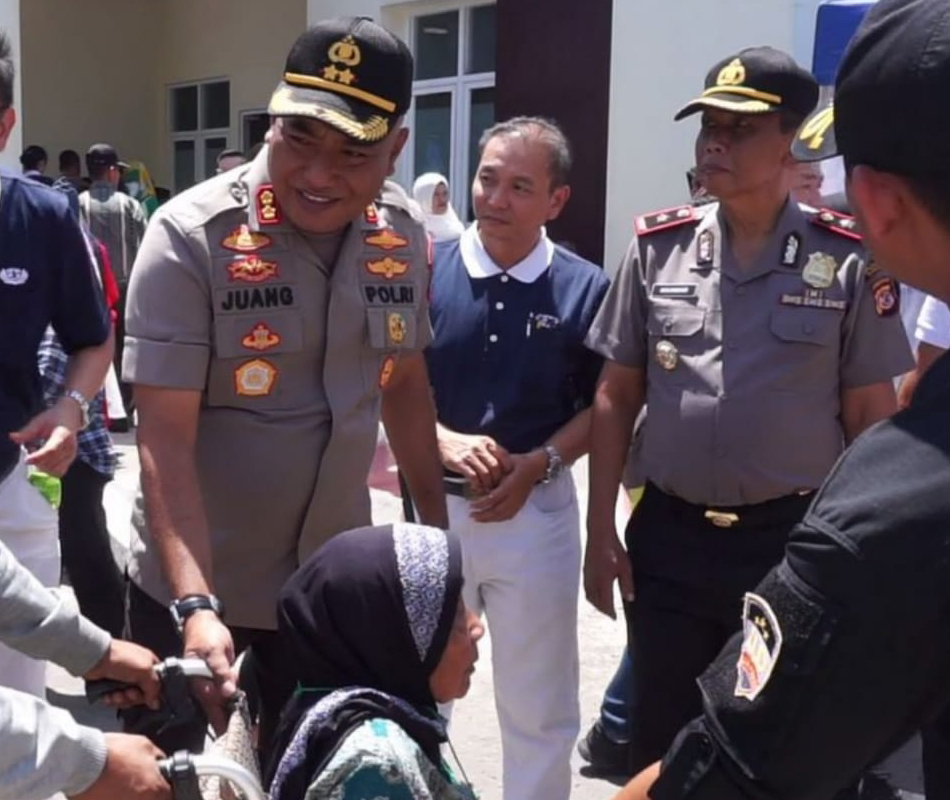 Polres Cianjur Gelar Baksos Pengobatan Gratis Bagi Warga Membutuhkan