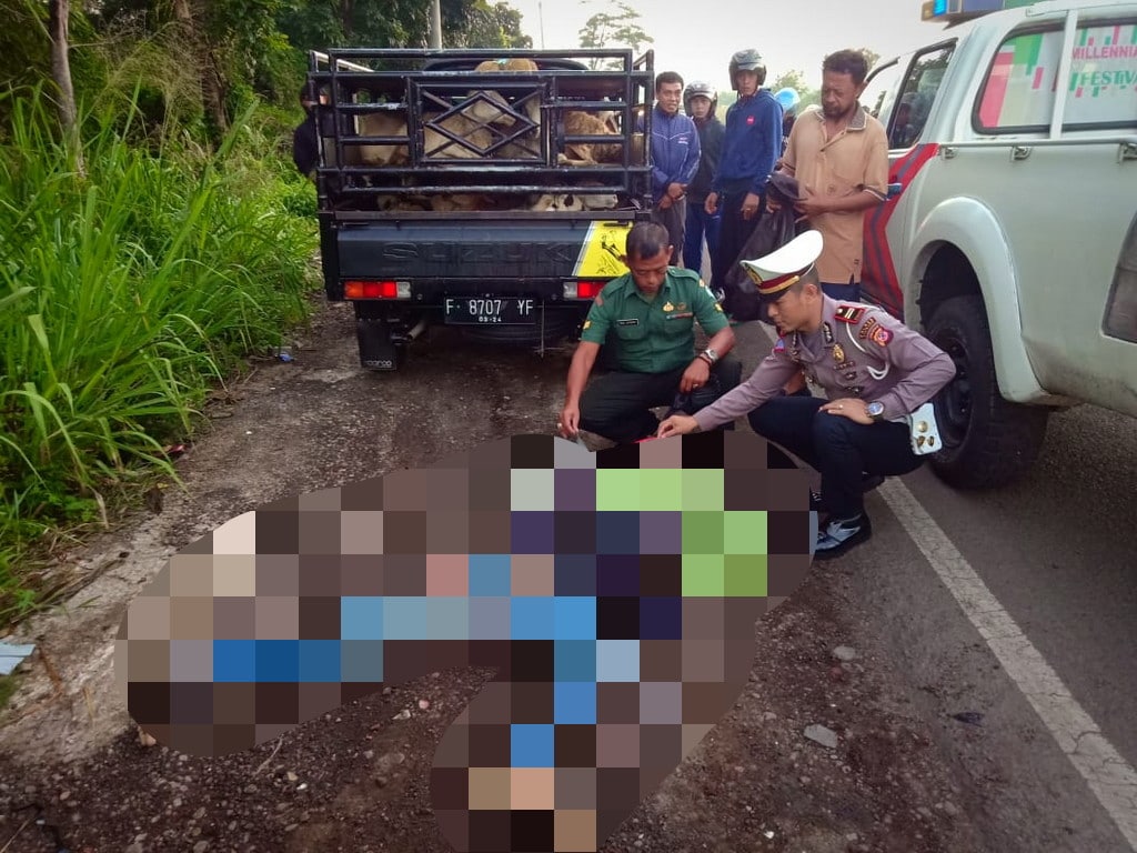 Hilang Kendali, Satu Pemotor Tewas Kecelakaan di Cianjur