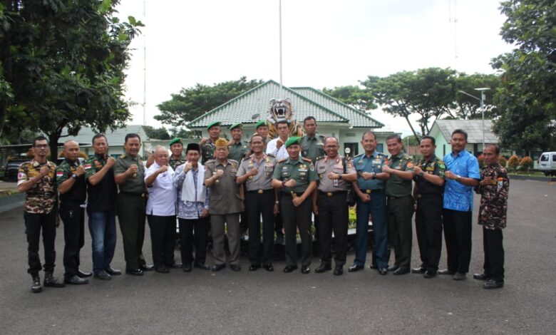 Siapkan Pilkada, Sekjen Wantanas Kunjungi Kodim 0608 Cianjur