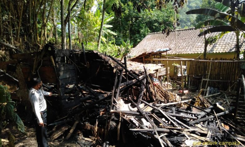 Kebakaran di Campaka, Rumah Serta Isinya Ludes Terbakar