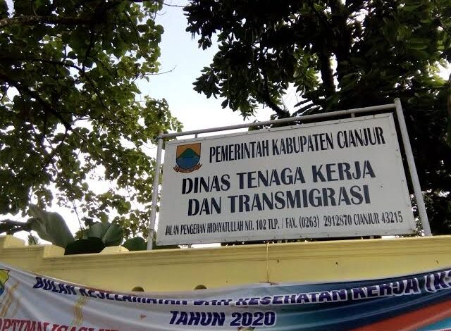 Kantor Disnakertrans Kabupaten Cianjur