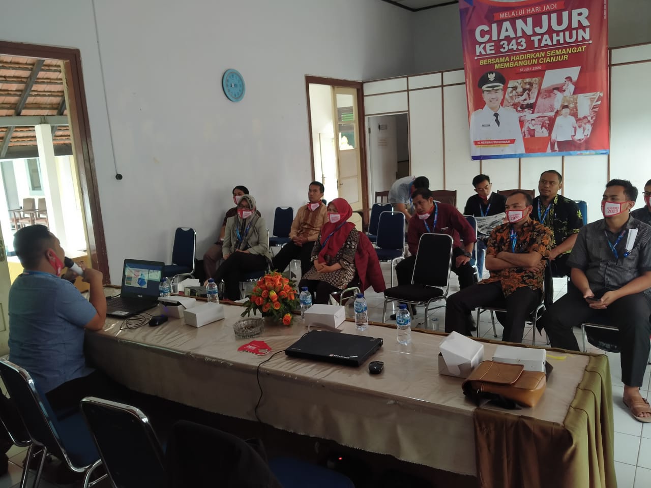 PPK Cipanas Gelar Rapat Pleno Verfak Perbaikan dan Bimtek Untuk PPS