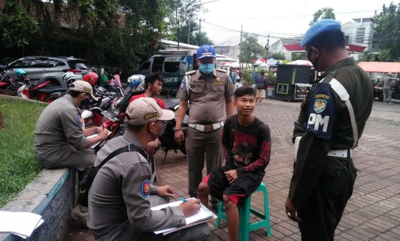 Gencar Razia Masker, Tingkat Pelanggaran Protokol Kesehatan di Cianjur Menurun