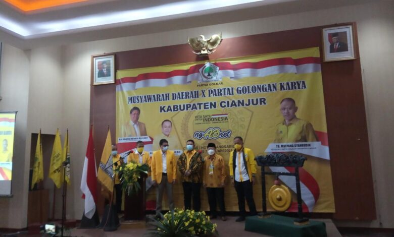 Hadiri Musda ke-10 Partai Golkar, Herman Ajak Semua Pihak Kompak Membangun Cianjur