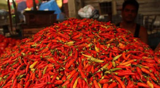 Harga Cabai Rawit Merah di Pasar Cipanas Makin "Pedas"