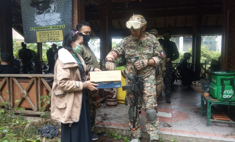 Peduli Kemanusiaan, Airsoft Squad Indonesia Club (ASIC) Cianjur Galang Donasi bagi Korban Bencana