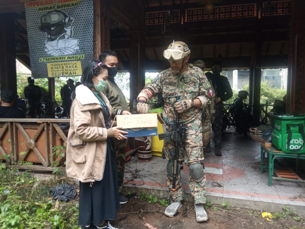 Peduli Kemanusiaan, Airsoft Squad Indonesia Club (ASIC) Cianjur Galang Donasi bagi Korban Bencana