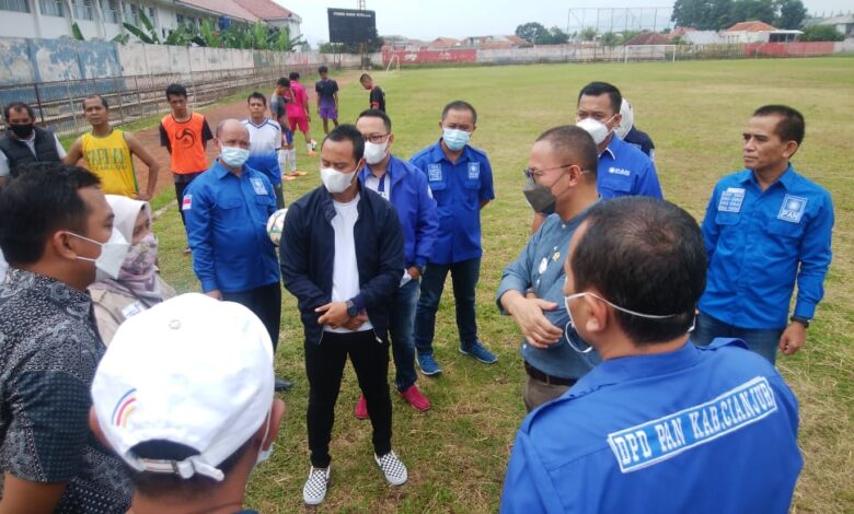 Bangkitkan Geliat Sepakbola di Cianjur, Stadion Badak Putih Akan Direnovasi