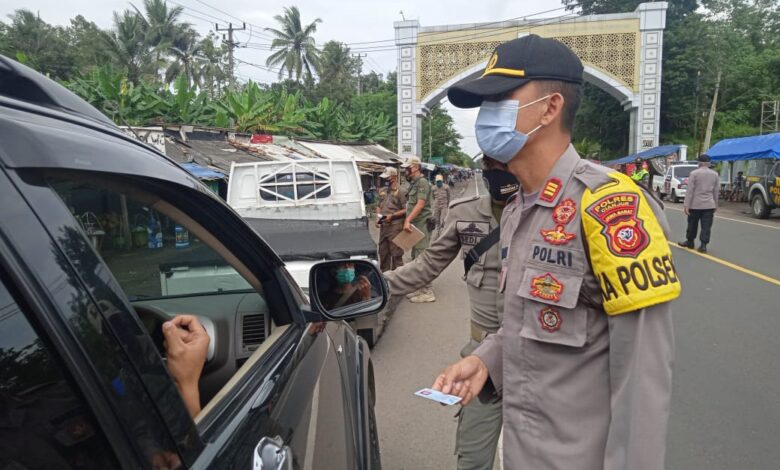 Operasi Yustisi Petugas Gabungan Masih Gencar Dilakukan di Perbatasan Cianjur-Bandung