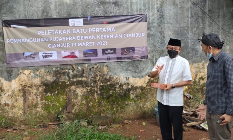 KESENIAN: Dewan Kesenian Cianjur (DKC) meluncurkan sejumlah program yang akan dilakukan selama 2021, Jumat (19/3/2021).(Foto: Afsal Muhammad/cianjurupdate.com)