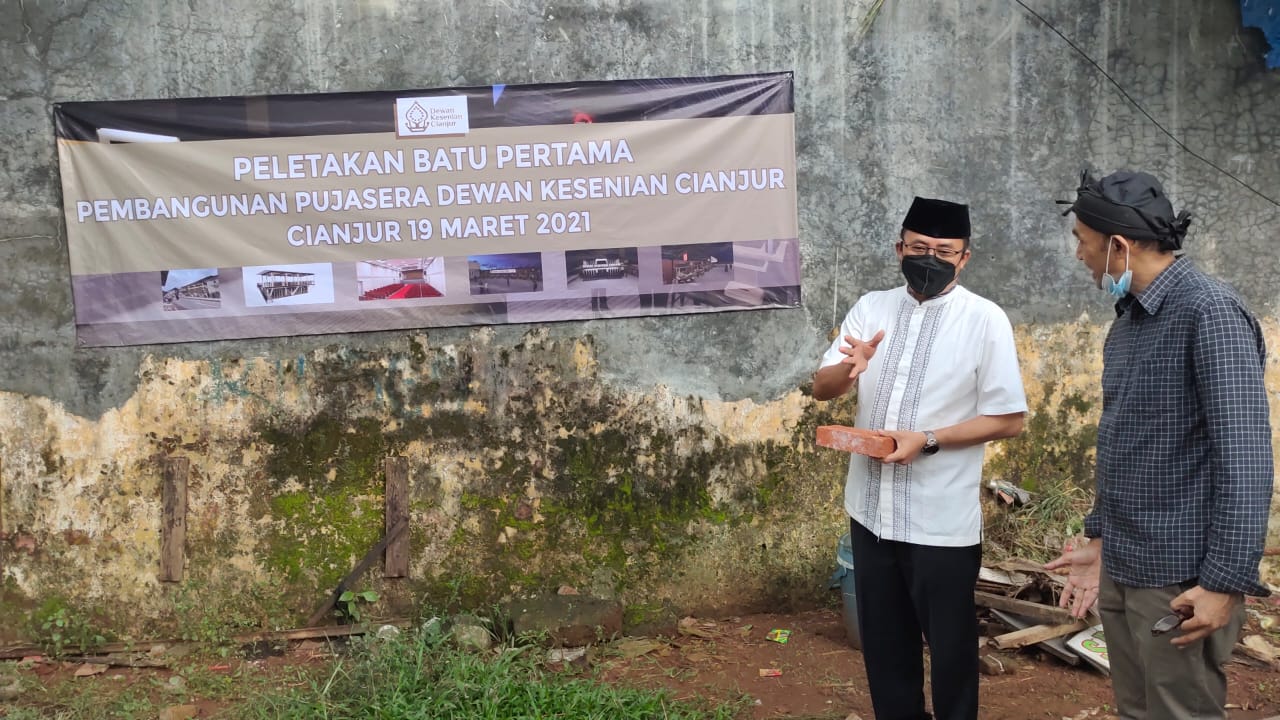 KESENIAN: Dewan Kesenian Cianjur (DKC) meluncurkan sejumlah program yang akan dilakukan selama 2021, Jumat (19/3/2021).(Foto: Afsal Muhammad/cianjurupdate.com)