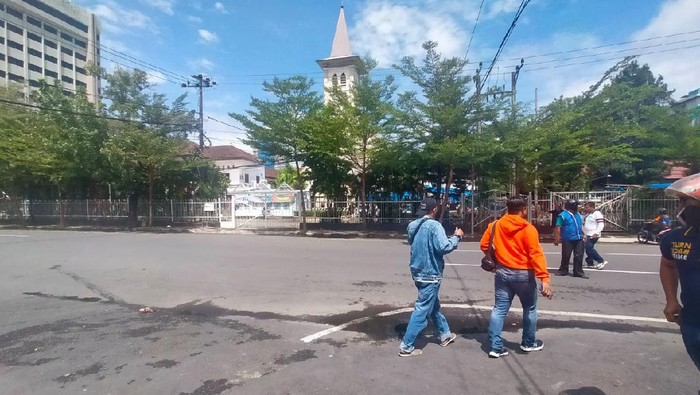 Ada Potongan Tubuh Saat Ledakan di Depan Gereja Katedral Makassar, Polisi Belum Pastikan Jumlah Korban