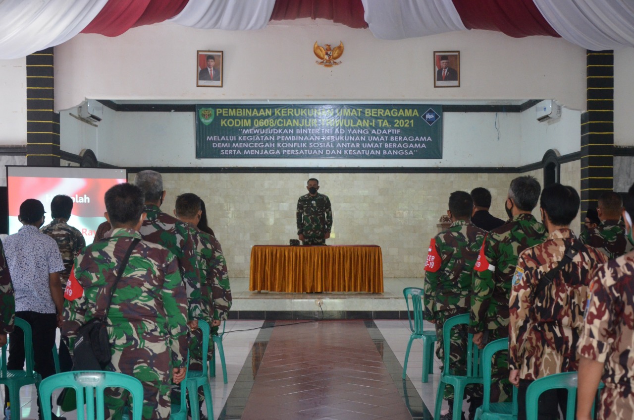 Bina Persaudaraan, Dandim 0608 Cianjur Serukan Pentingnya Toleransi Antar Umat Beragama