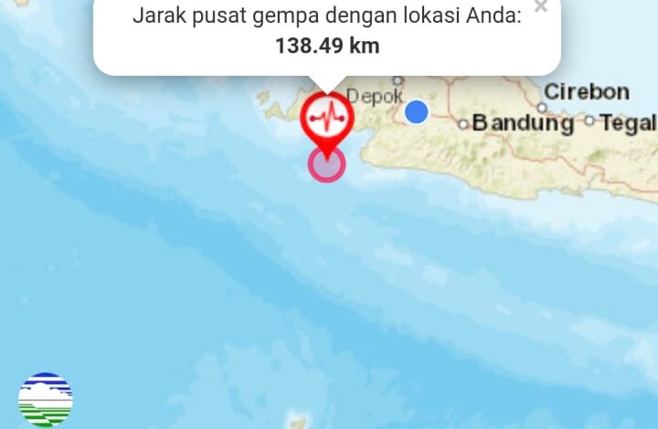 Gempa bumi mengguncang Barat Daya Bayah Banten pada Rabu 14 April 2021 hari ini. Goyangan gempa terasa hingga beberapa kecamatan di Kabupaten Cianjur.