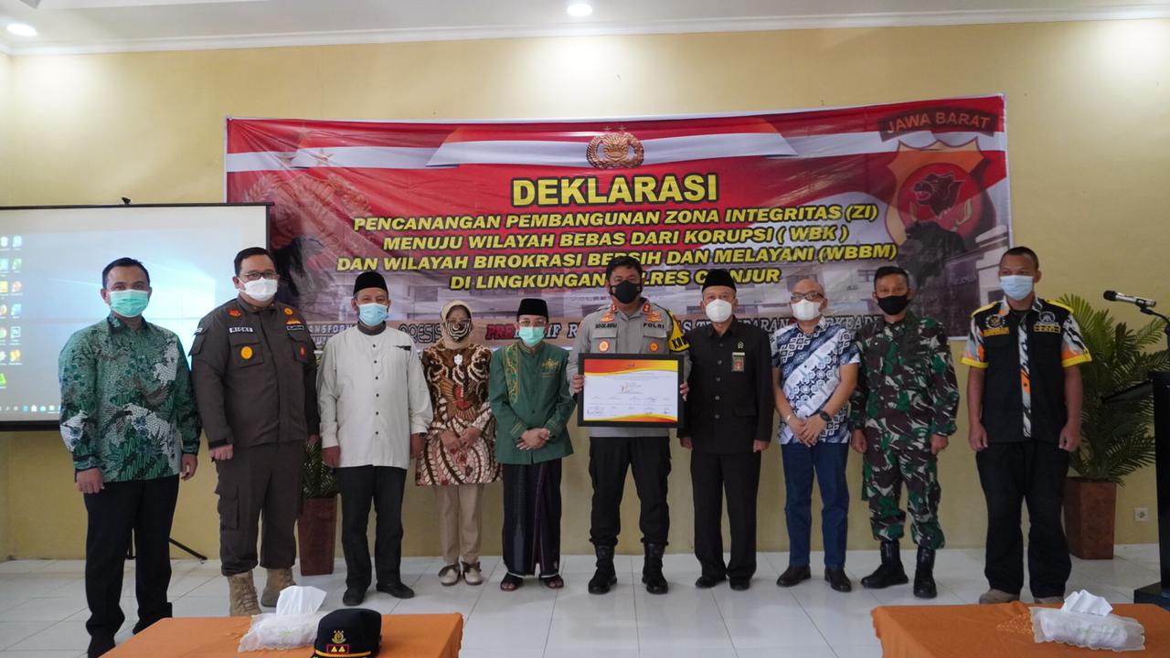 Polres Cianjur Canangkan Zona Integritas Wilayah Bebas Korupsi