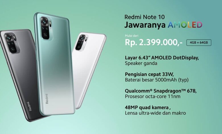 Flash Sale Redmi Note 10 Jangan Sampai Terlewat, Baca Spesifikasi dan Link Pembelian