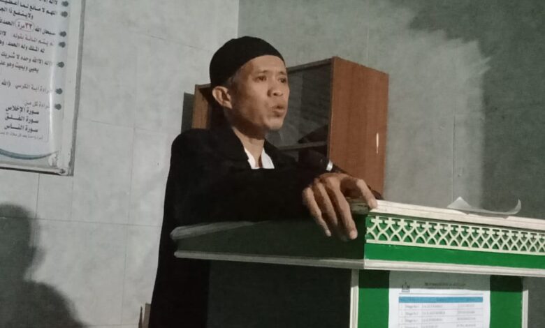 Ustaz Mansur Effendi (Foto: Afsal Muhammad/cianjurupdate.com)