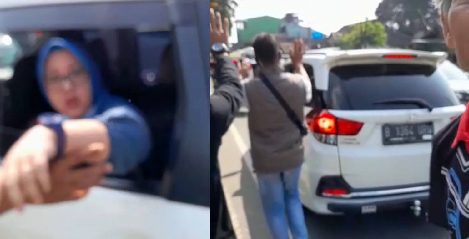 Diputar Balik, Video Penumpang Mobil Pelat B Marahi Petugas di Perbatasan Sukabumi Viral