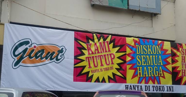 Seluruh Gerai Giant Tutup Permanen, Ungkapan Kesedihan Karyawan Viral di Medsos