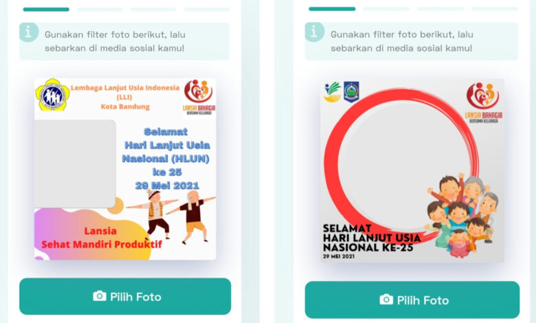 Link Download Bingkai Foto Twibbon atau Twibbonize dan Logo Hari Lansia Nasional 2021