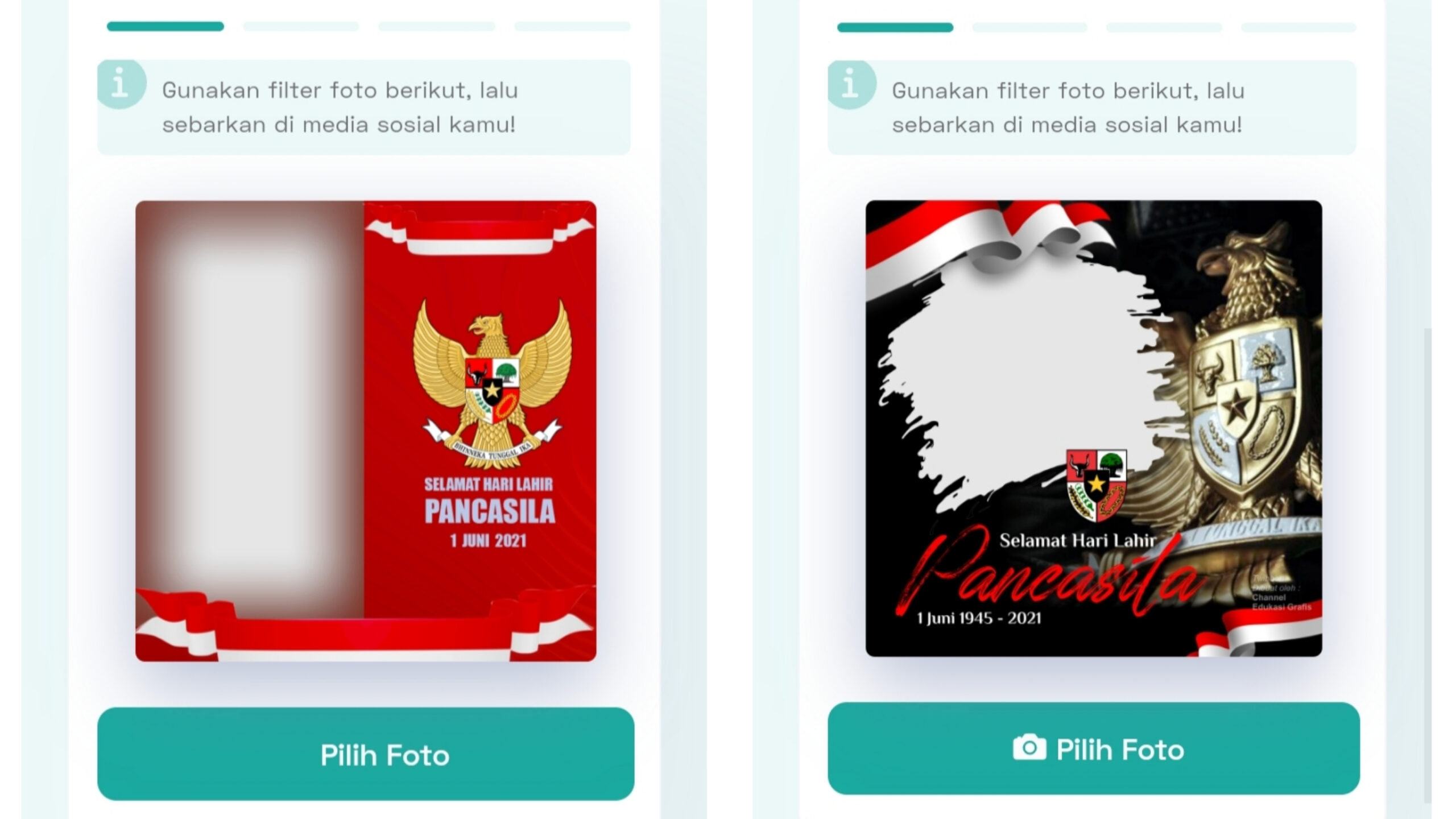 Link Download Bingkai Foto Twibbon atau Twibbonize dan Logo Hari Lahir Pancasila