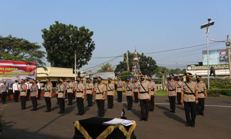 Polres Cianjur Rotasi Sejumlah Pejabat Utama dan Kapolsek, Berikut Daftarnya