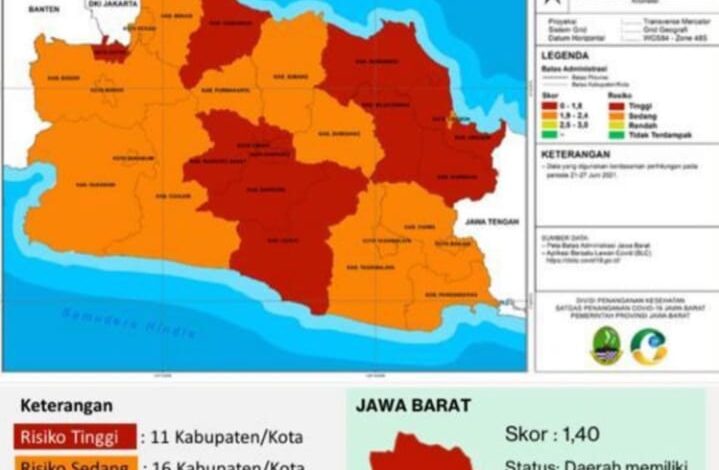 Zona Merah di Jabar Naik jadi 11 Daerah, Ridwan Kamil Berlakukan PPKM Mikro Darurat!