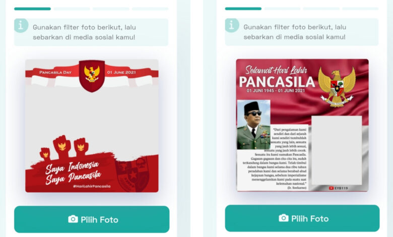 Kumpulan Bingkai Foto Twibbon Hari Lahir Pancasila