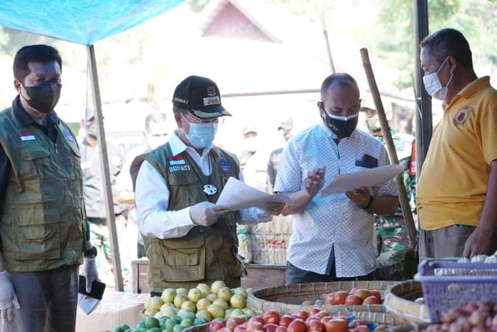 Antisipasi Kenaikan Harga Bahan Pangan, Forkopimda Cianjur Sidak PIC