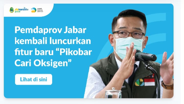 Alhamdulillah, Ada Fitur Cari Oksigen di Aplikasi Pikobar, Cek Sekarang!