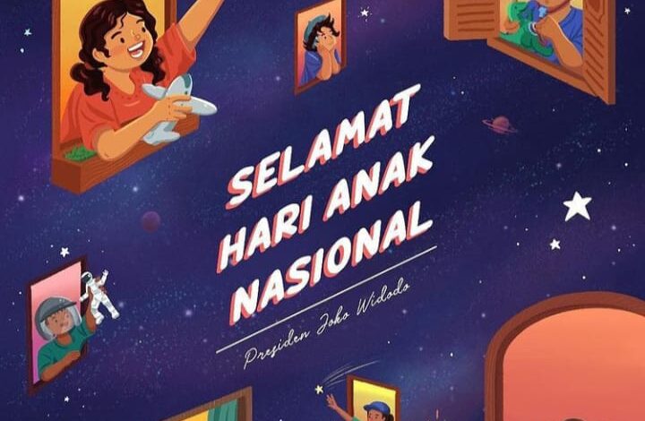 Hari Anak Nasional, Jokowi Berikan Semangat untuk Tetap Belajar dan Bermain di Rumah