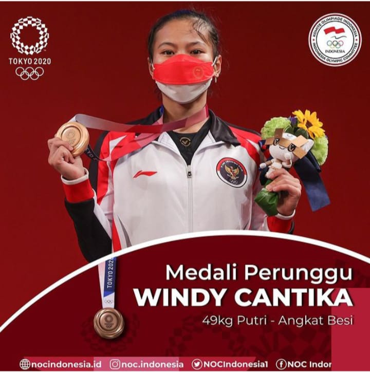 Windy Cantika Raih Medali Pertama di Olimpiade Tokyo, Ridwan Kamil Ucapkan Selamat!