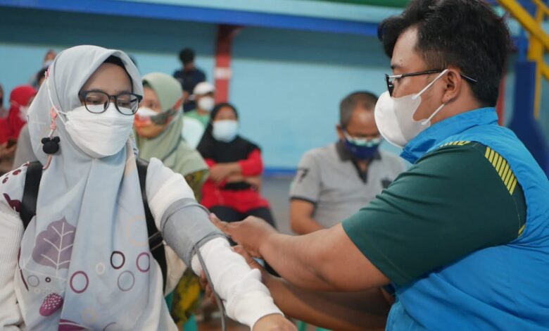 Sasar 1.100 Peserta, Polres Cianjur Gelar Vaksinasi Dosis Kedua