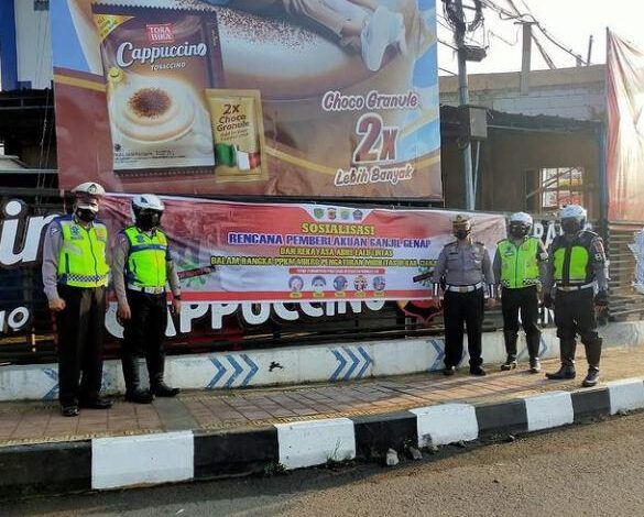 Tunggu SE Bupati, Polres Cianjur Masih Sosialisasi Sistem Ganjil Genap