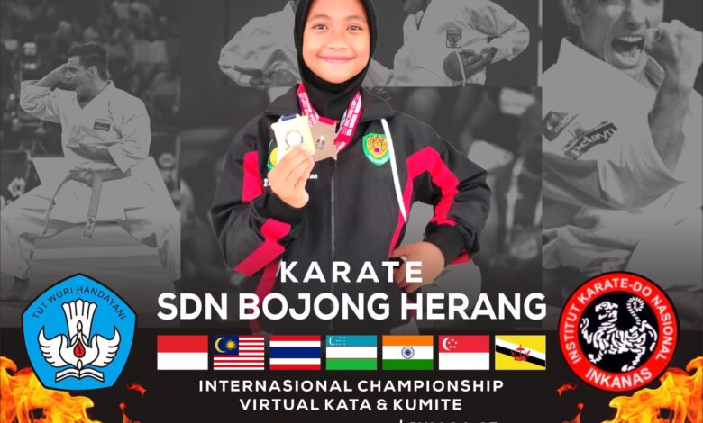 Siswa SDN Bojongherang Cianjur Raih Emas Dalam Kejuaraan Karate Internasional