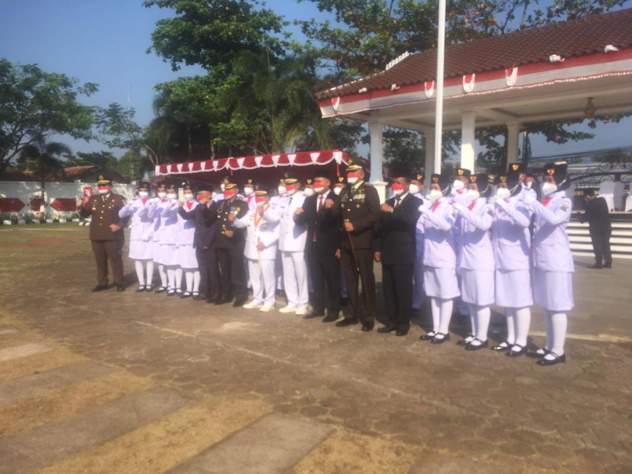 Gelar Upacara Hari Kemerdekaan, Pemkab Cianjur Siap Percepat Penanganan Covid-19