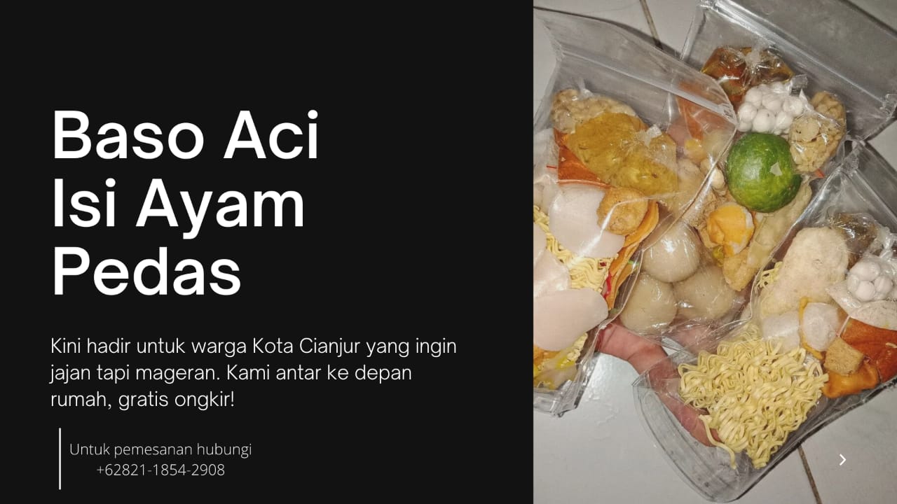 Jajan Baso Aci di Lapak Ayam, Harganya Cuma Rp5 Ribu Aja!