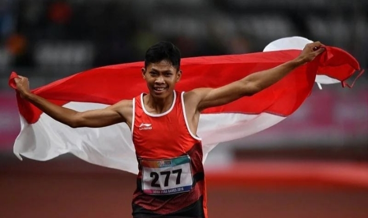 Sapto Yogo Purnomo Raih Medali Perunggu di Cabang Atletik Lari 100 Meter T37