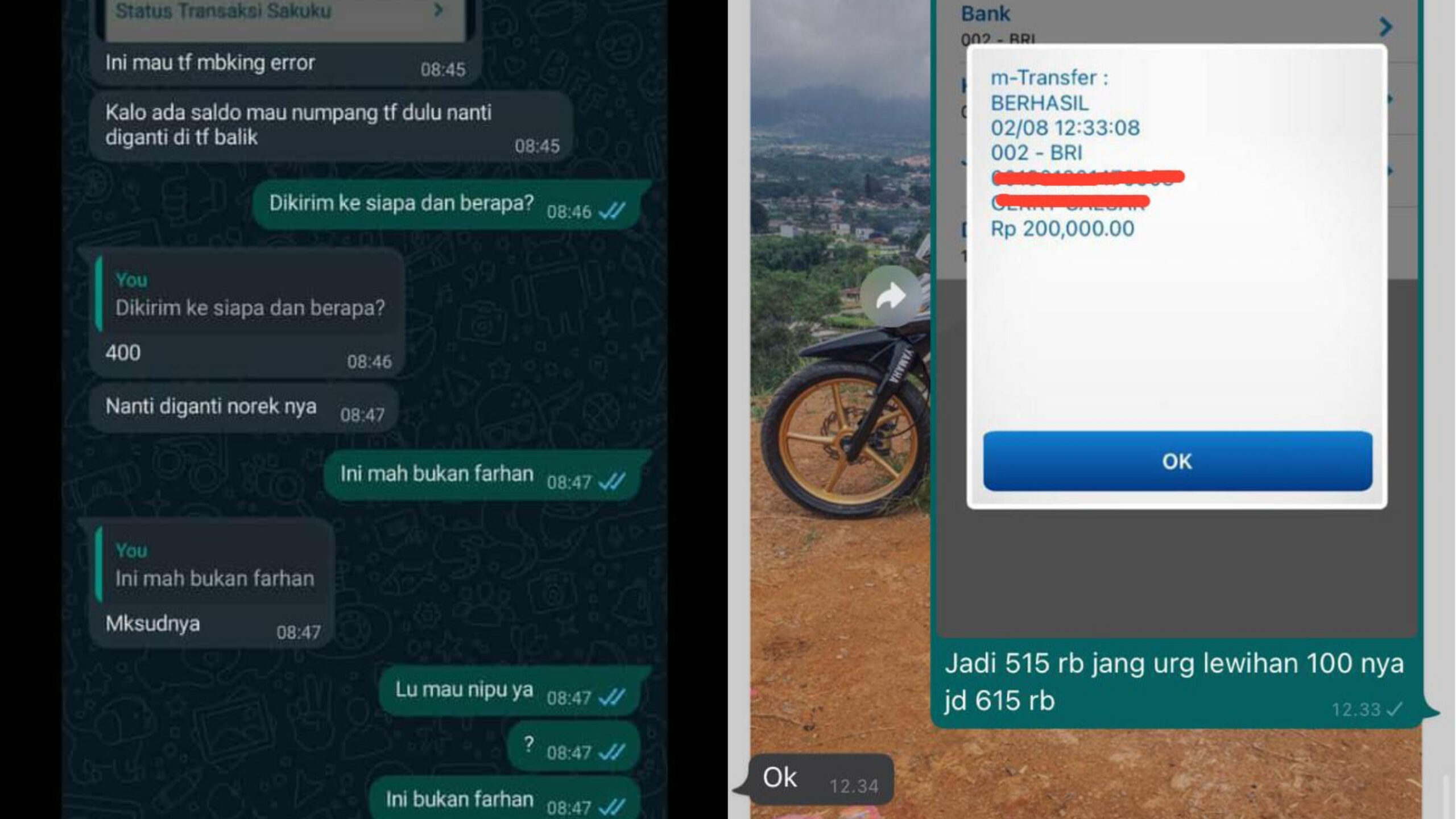 Modus Teman Dekat, Seorang Warga Cianjur jadi Korban Penipuan Chat WhatsApp