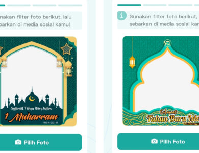 Twibbon Bingkai Foto Selamat Tahun Baru Islam 2021 / 1 Muharram 1443 Hijriah