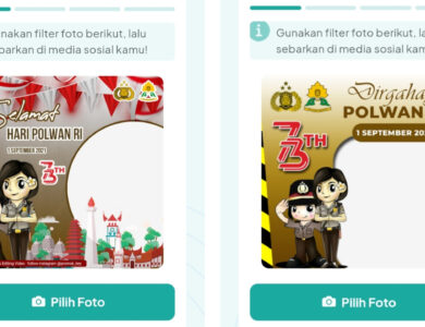 Bingkai Foto Twibbon Hari Polwan ke-73