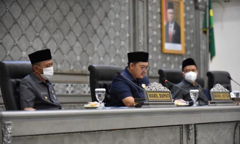 Wakil Bupati Hadiri Rapat Paripurna di DPRD Kabupaten Cianjur