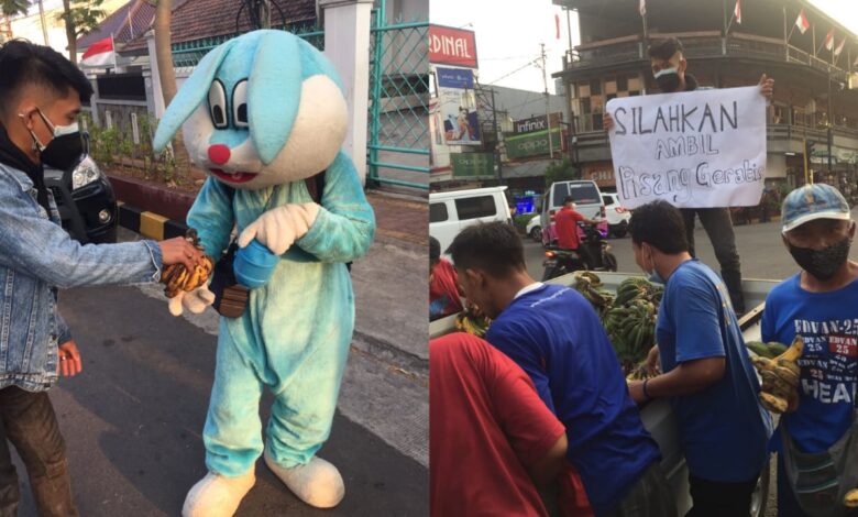 Bagi-bagi Pisang, Cianjur Foundation Kampanyekan Produk Lokal Asli Cianjur