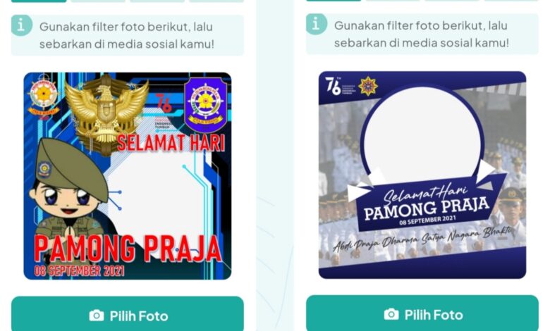 Kumpulan Bingkai Foto Twibbon Hari Pamong Praja